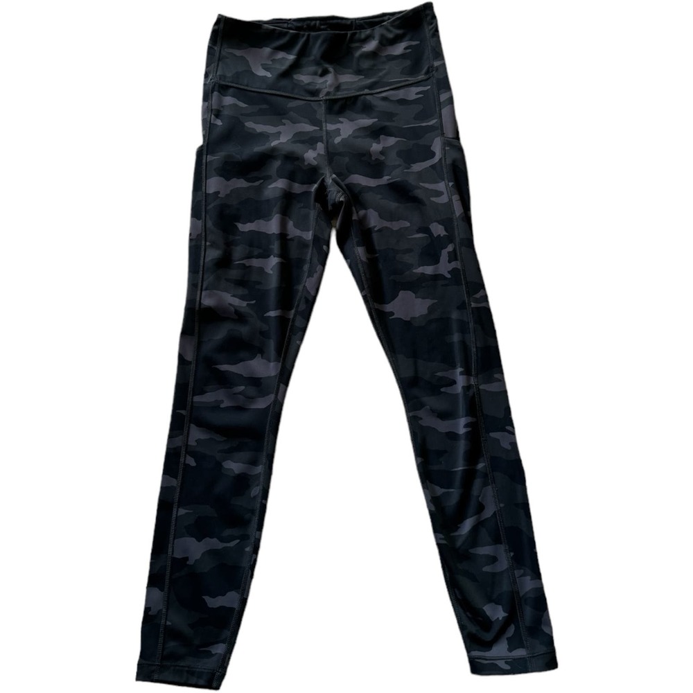Athleta Ultimate Camo 7/8 Leggings Size S Black/‎ Gray